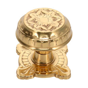 Awesome Shinny <b>Brass</b> Color <b>Brass</b> Solid Cabinet <b>Knobs</b> Durable for Modern Classic Bedroom Room And Hotel Home Interiors - Product Image 1