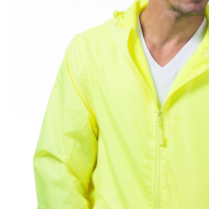 Chaqueta Cortavientos Clásica Impermeable y Transpirable de Secado Rápido con Capucha para Hombre, Tallas Grandes, Colección High Street - Product Image 2