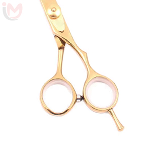 Ciseaux de coiffure professionnels en acier inoxydable à haute teneur en carbone, pointe affûtée, pour droitiers, manche moyen, ciseaux de coupe de cheveux - Product Image 4