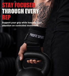 PROFIT SPORT Protector de Palma Ajustable de Neopreno de Alta Calidad para Levantamiento de Pesas Unisex con Cierre de Gancho y Bucle - Product Image 3