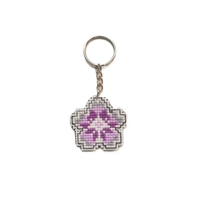 Custom Handmade Seed Beads Embroidery Keyring for <b>Bags</b> and <b>Keys</b> Decorative Glass Seed Bead Keychain with Embroidery Craft Work - Product Image 6
