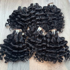 Extensión de cabello humano vietnamita 100% rizado con agua de color natural, precio al por mayor de alta calidad, suministro de fábrica SMA - Product Image 3