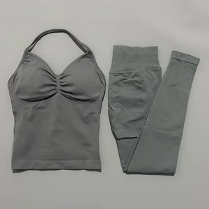 Conjunto Deportivo Sin Costuras para Mujer, Leggings de Yoga de Cintura Alta y Sujetador Deportivo con Soporte, Ropa Deportiva - Product Image 6