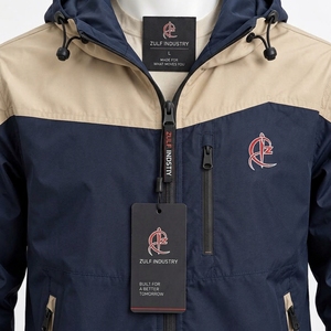 Chaqueta Cortavientos Impermeable de Poliéster para Hombre, Invierno 2026, Nueva, Personalizada, con Capucha, Tipo Gabardina - Product Image 5