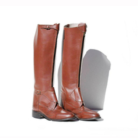 Bottes d'équitation de qualité supérieure, durables, confortables, pour l'entraînement professionnel, la compétition, en cuir standard équestre