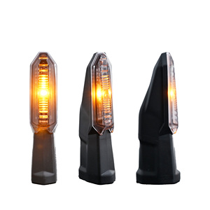 Clignotants LED avant/arrière ambre pour moto Ninja ZX-R Z-RS Eliminator & Versys 2024 avec lentille transparente - Product Image 3