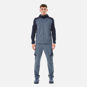 Conjunto Deportivo con Capucha para Hombre, Manga Larga, Bloques de Color, Secado Rápido, Estilo Deportivo, Diseño Sólido, Ropa Deportiva, Corte Regular, Fabricante OEM - Product Image 1