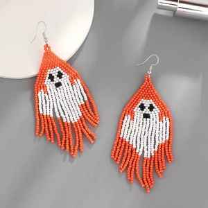 Pendientes de Resina con Diseño de Araña para Mujer, Textura de Mármol, Rama de Árbol Abstracta, Estilo Moderno, Joyería Única - Product Image 2