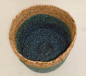 Panier en jute édition limitée, vente en gros, avec rangement artisanal en fibres naturelles pour accessoires de salle de bain, panier de décoration intérieure pour hôtel - Product Image 4