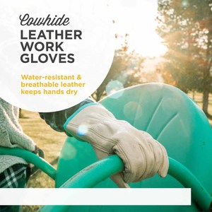 Guantes de Trabajo de Cuero Vacuno de Alta Calidad con Palma Reforzada, Resistentes al Calor y a las Chispas, para Actividades al Aire Libre y Jardinería - Product Image 6