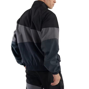 Ensemble de survêtement deux pièces élégant pour homme, coupe-vent, color block, faible MOQ, décontracté, sportif - Product Image 6
