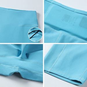 Nesta Sports Pantalones cortos de compresión personalizados de secado rápido para hombre, pantalones cortos de gimnasio hasta la rodilla, pantalones ajustados para correr con bolsillo, ropa interior deportiva para entrenamiento - Product Image 5