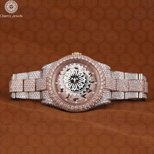 Charm Jewels Luxury Stainless Steel Case Mechanical <b>Watch</b> 40mm Dial Glass Luminous Folding Clasp <b>Men's</b> Fashion 10 Bar Water - Product Image 1