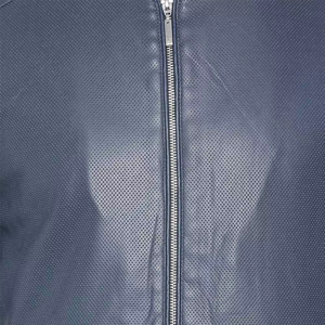 Chaqueta de cuero Crossroad Rider, chaqueta de cuero Steel Horse con cremallera estilo Guerrero, chaqueta con logo personalizado impreso para hombre - Product Image 5