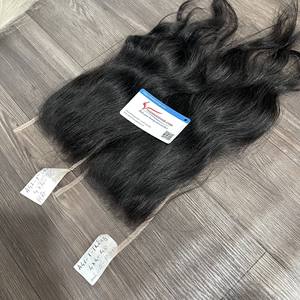 Closure en dentelle 100% cheveux humains vietnamiens, noir naturel, ligne de cheveux pré-épilée, dentelle suisse HD, fini doux et soyeux - Product Image 4