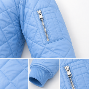 <b>Men</b>’s Quilted <b>Jacket</b> <b>Lightweight</b> Puffer Winter Coat Water Resistant Windproof Warm Outdoor Casual Zip Up <b>Jacket</b> Wholesale - Product Image 3