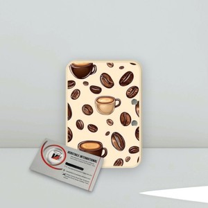 Placas Acrílicas Magnéticas Personalizadas con Diseño de Café para Extensiones de Pestañas, Reutilizables y Ecológicas, con Forma de Mariposa, Corazón, Cuadrado y Flor - Product Image 3