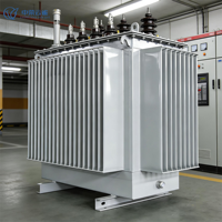 Transformador de Distribución Trifásico de Potencia Elevadora/Reductora de 50kva 100kva 200kva, Inmerso en Aceite, Enfriamiento ONAN, Estándar IEC60076