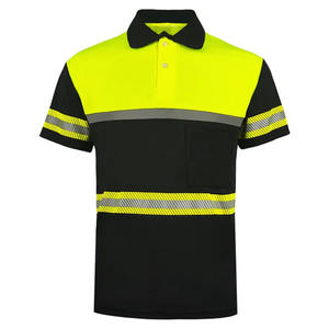 Camiseta Polo de Patrulla en Bicicleta 2026 con Bolsillo con Cremallera y Franjas Reflectantes, con Insignia y Parche de Seguridad Reflectantes Personalizados - Product Image 4