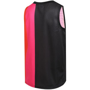 Vente en gros de maillots de basket-ball pour adultes, 100% haute qualité, respirants, à séchage rapide, grande taille, sans manches, col en V, logo personnalisé imprimé - Product Image 2