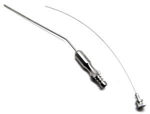 8 tubes d'aspiration Frazier en acier inoxydable, instruments médicaux ORL et de neurochirurgie - Product Image 2