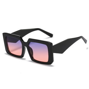 2025 High Quality <b>Square</b> Glasses Fashionable Large Frame <b>Square</b> Women's <b>Sunglasses</b> 9853 - Product Image 4