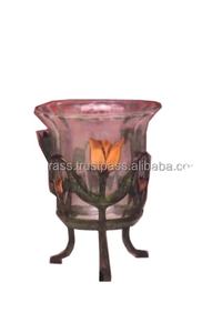 ขาตั้งกระจกตกแต่งดอกไม้สีทอง - Product Image 5