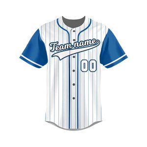 เสื้อเบสบอลสไตล์ใหม่ MOQ ต่ำ ราคาถูก แห้งเร็ว คุณภาพสูง พิมพ์ลายได้ - Product Image 1