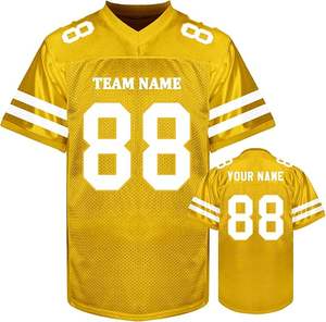 Camiseta de Fútbol Americano Personalizada para Hombre, Mujer y Jóvenes, de Secado Rápido y Transpirable, con Nombre de Equipo, Número y Logotipo Impresos - Product Image 3