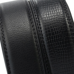 Ceinture en cuir à cliquet infiniment réglable sans trous, micro-réglage de précision, boucle magnétique dissimulée et système de fixation Executive Fit - Product Image 6