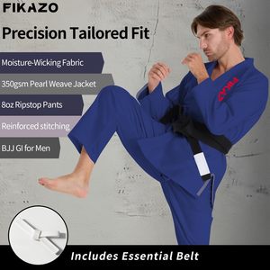 ชุดยูโด BJJ ผ้าฝ้ายน้ำหนักเบา ทอลายเพิร์ลวีฟ ออกแบบเองได้ ระบายอากาศดี ทนทาน เหมาะสำหรับฝึกซ้อม สำหรับผู้ชาย ผู้หญิง ศิลปะการต่อสู้ - Product Image 3