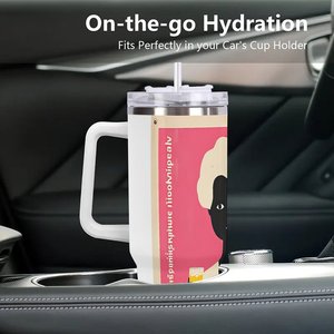 Stainless Steel Tumbler 40oz Large Capacity Promotional <b>Bottle</b> for Farm Equipment Shows - Product Image 3