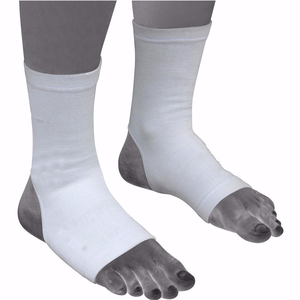 Attelle de cheville élastique grise personnalisée pour Muay Thai, Kickboxing, MMA – Protège-pieds de compression, bandages de cheville, manchon de protection sportif - Product Image 5
