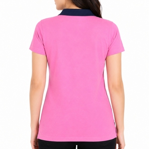 Camiseta Polo de Algodón Piqué Personalizada para Mujer, Manga Corta, Corte Clásico, Informal, para Uso Diario, Ajuste Cómodo, Diseño de Cuello Polo Premium - Product Image 2