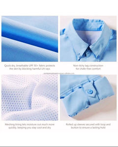 Vêtements de pêche unisexes pour adultes, anti-UV, imprimés, à séchage rapide, respirants, imperméables, avec mélange de spandex, 100% polyester - Product Image 5