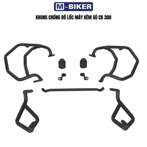 Accessoires de guidon de moto modèle CB300R, protections contre les chocs en acier inoxydable, revêtement électrostatique en poudre, design cyberpunk - Product Image 1