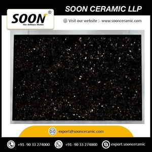 Piedra Natural Pulida de Calidad de Exportación India, Granito Negro Galaxy Moderno y Ecológico, Losa Grande de Granito para Escaleras, Chimeneas y Lavabos - Product Image 2