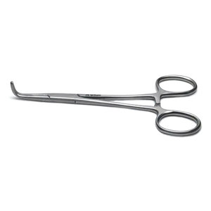 Pinza Hemostática Curva para Arterias, Instrumentos Médicos Quirúrgicos, Pinza Quirúrgica General Completamente Curva de 13.5cm para Hospitales y Clínicas - Product Image 1