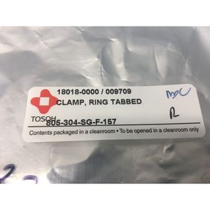 ที่หนีบสายไฟ Tosoh 805-304-SG-F-157 แบบมีห่วง, 120919 - อุปกรณ์และอะไหล่เซมิคอนดักเตอร์ระดับโลกที่เชื่อถือได้ - Product Image 1