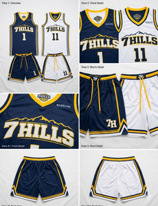 Uniformes de Baloncesto Personalizados Premium para Hombre y Mujer, Pantalones Cortos Deportivos, Ropa con Impresión Personalizada, Conjunto de Camisetas y Pantalones Cortos de Baloncesto - Product Image 5