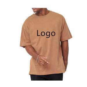 เสื้อยืดผู้ชายผ้าฝ้าย 100% ทรงโอเวอร์ไซส์ หลวม ระบายอากาศ แห้งเร็ว คุณภาพสูง พิมพ์โลโก้ตามสั่ง - Product Image 2