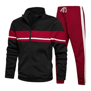<b>Prime</b> Power Breathable 100% Cotton Men's Winter Custom Sports Tracksuit Full Zip Jacket Pants OEM ODM Manufacturer Export - Product Image 1