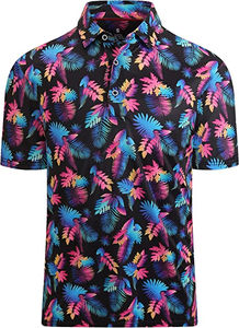 Polo-shirts de tennis et de golf pour hommes, personnalisés, à séchage rapide, à manches courtes, extensibles dans les 4 sens, imprimés par sublimation, décontractés, prix abordable, vente en gros - Product Image 2