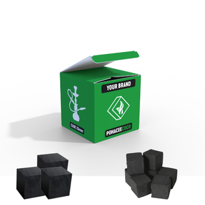 Vente en gros de briquettes de charbon de bois pour narguilé Shisha de qualité supérieure fabriquées à 100% de noix de coco naturelle Produit indonésien à faible teneur en cendres de marque privée OEM - Product Image 1