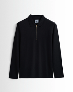 Achetez des polos zippés de qualité supérieure avec taille et couleur personnalisables. Polos zippés en gros disponibles à la vente. - Product Image 4