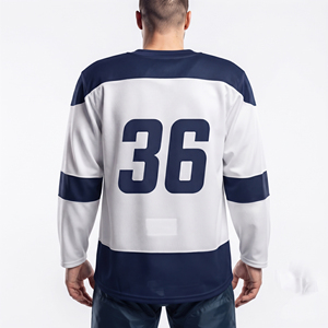 Men Ice Hockey Jersey Breathable Sublimated Men Ice Hockey Jersey Men Full Sleeve Ice Hockey Jerseys - Product Image 2