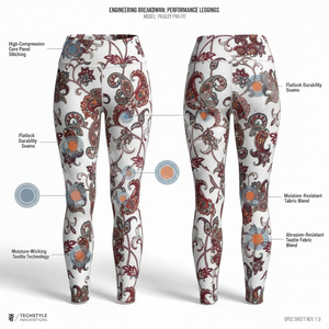 Ropa Deportiva Personalizada Pro Felt, Leggings Ajustados con Diseño Personalizado por Sublimación, Pantalones Elásticos para Levantamiento de Pesas - Product Image 2