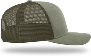 Casquette Trucker Unisexe 6 Panneaux Dos en Maille Vert Olive Décontractée Ajustable pour Adultes Printemps-Été Prix de Gros Acheteurs en Gros OEM - Product Image 4