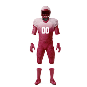 Wholesale OEM High Stretch Breathable American Football Uniform Custom Stitched Team <b>Name</b> Moisture-Wicking Training Jersey Short - Product Image 4