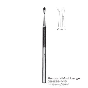 Partsch Mod. Pinzas para Cortar Huesos Lange de 4 mm y 14,5 cm, Instrumento Quirúrgico Manual Reutilizable de Acero Inoxidable, ISO13485, para Quirófano - Product Image 1